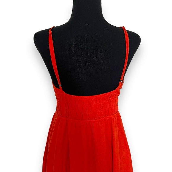 MVN The Label Feast of Fire Midi Dress Orange Size US 10 - Picture 6 of 11